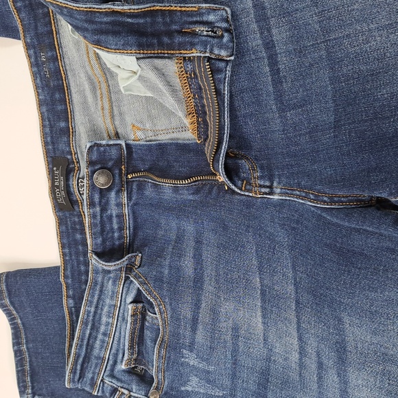 Jude Blue Slim Fit Dark Wash Distressed Blue Jeans Size 15/32 - Picture 13 of 17